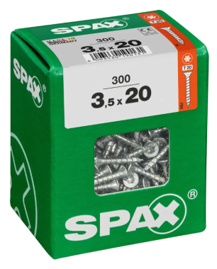 Spax Universalschraube, 3,5x20, 300 St., 4191020350207